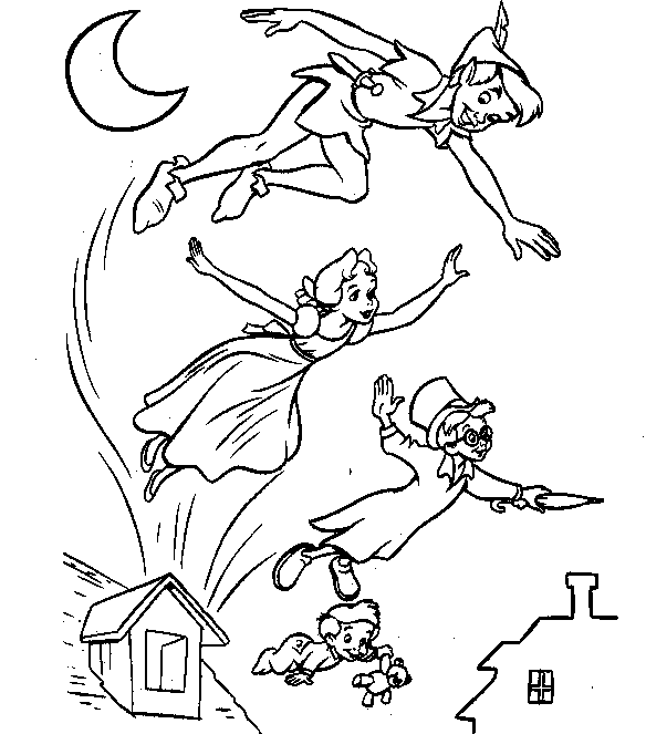 Coloriage 19 Peter pan