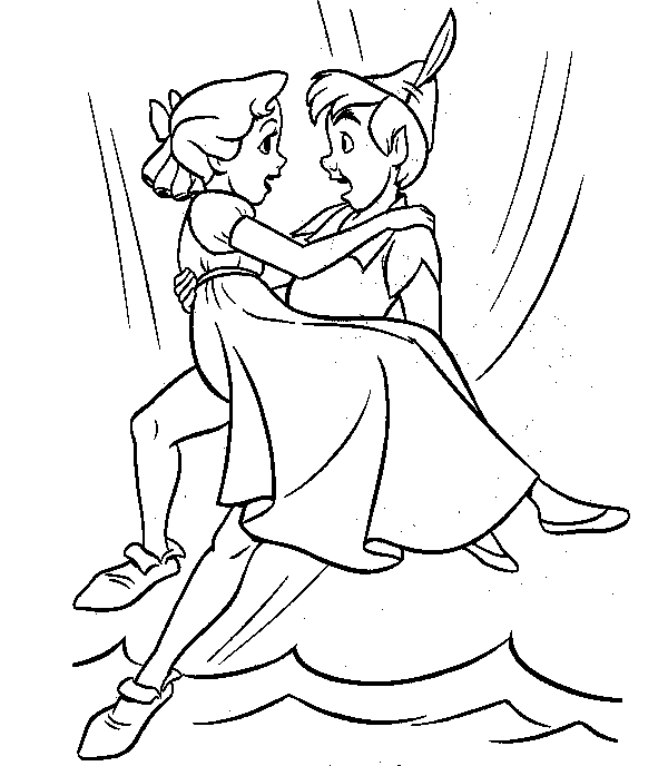 Coloriage 23 Peter pan