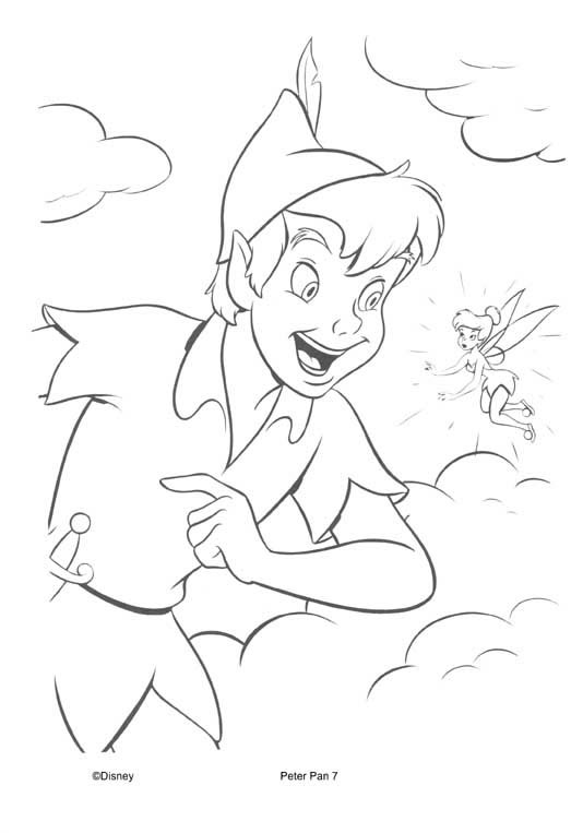 Coloriage 5 Peter pan