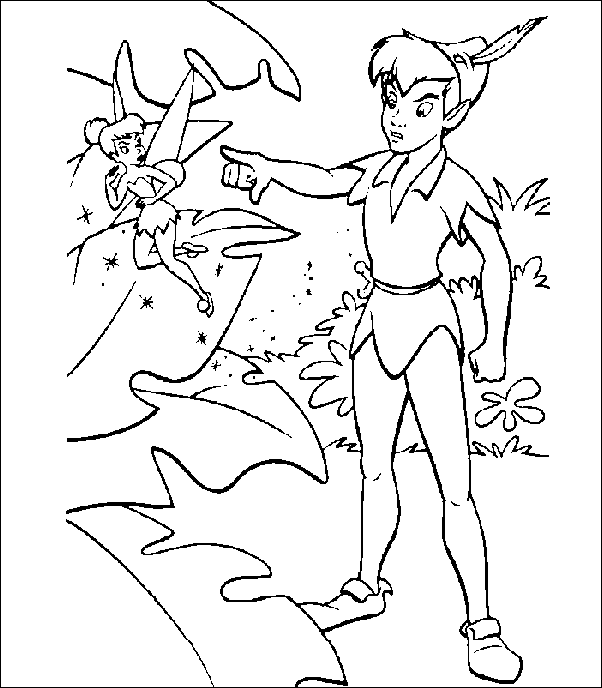 Coloriage 9 Peter pan