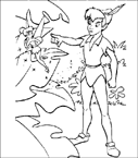 Coloriage Peter pan 9