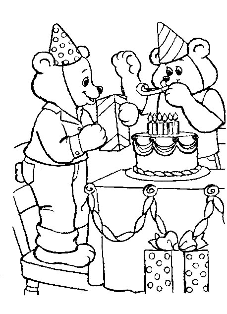 Coloriage 3 Petit bears