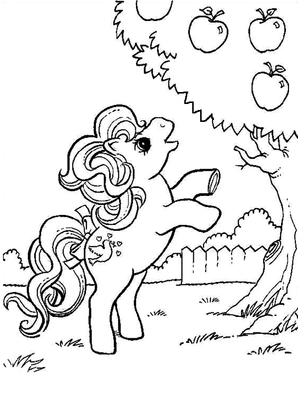 Coloriage 10 Petit poney