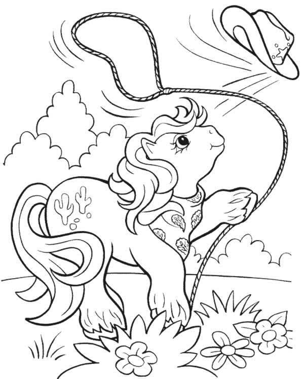 Coloriage 11 Petit poney