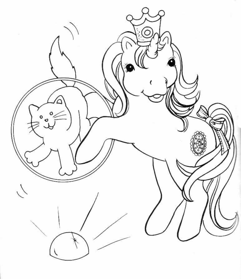 Coloriage 15 Petit poney