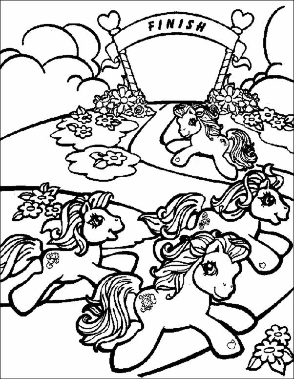 Coloriage 19 Petit poney