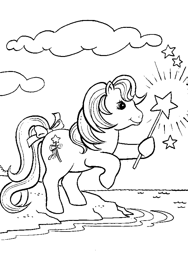 Coloriage 20 Petit poney