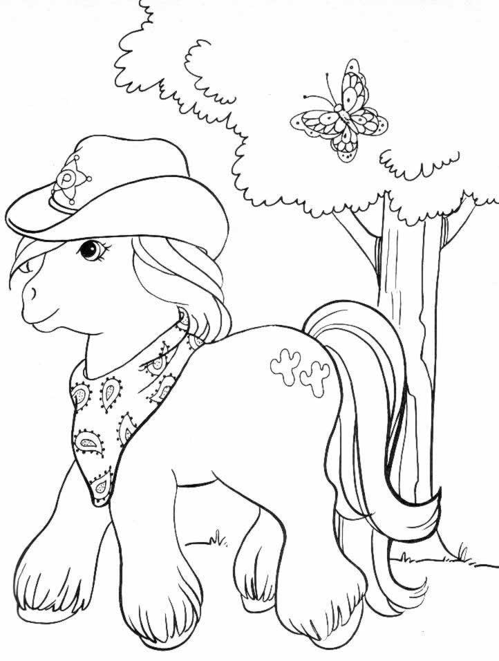 Coloriage 21 Petit poney