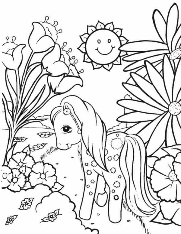 Coloriage 25 Petit poney