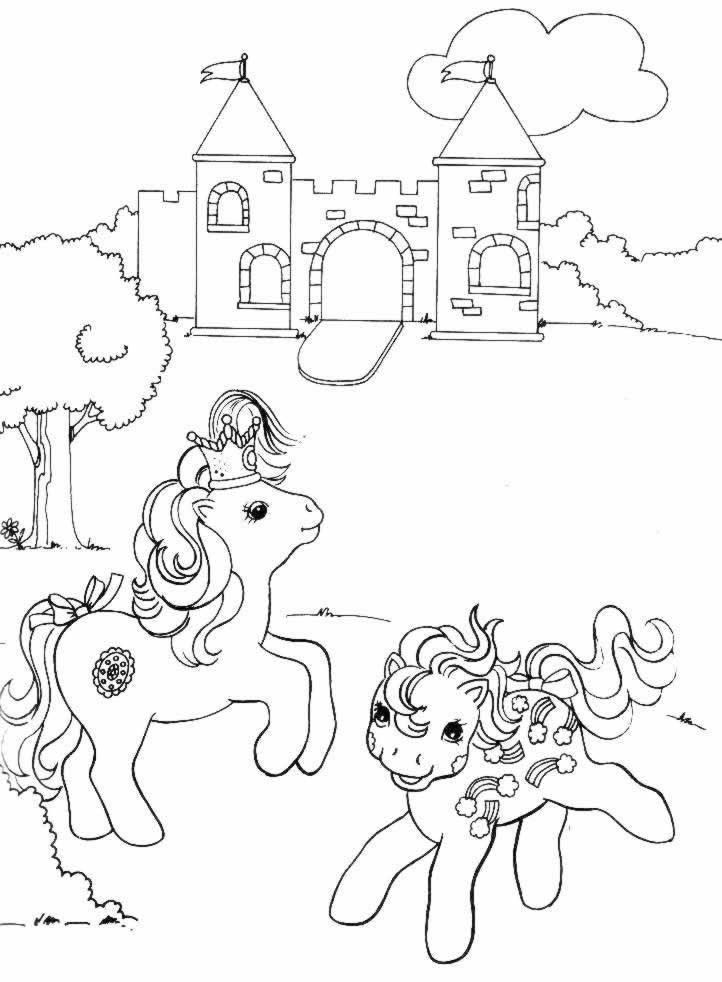 Coloriage 29 Petit poney