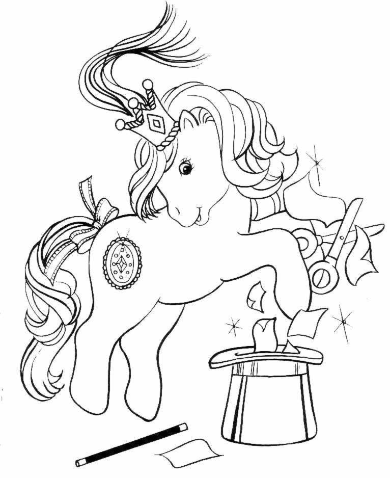 Coloriage 31 Petit poney