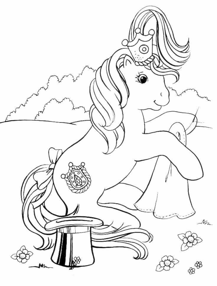 Coloriage 35 Petit poney