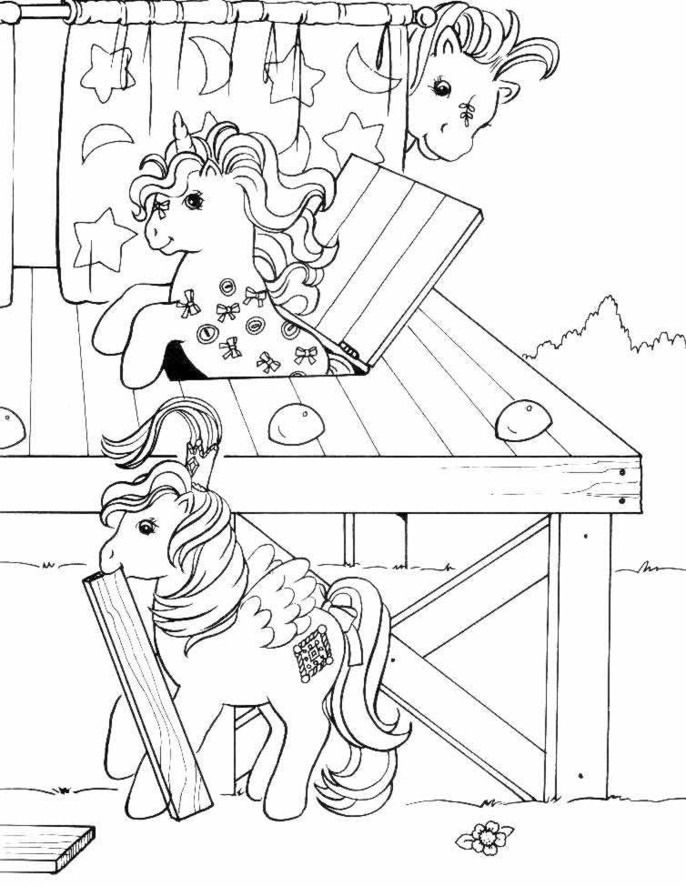 Coloriage 41 Petit poney