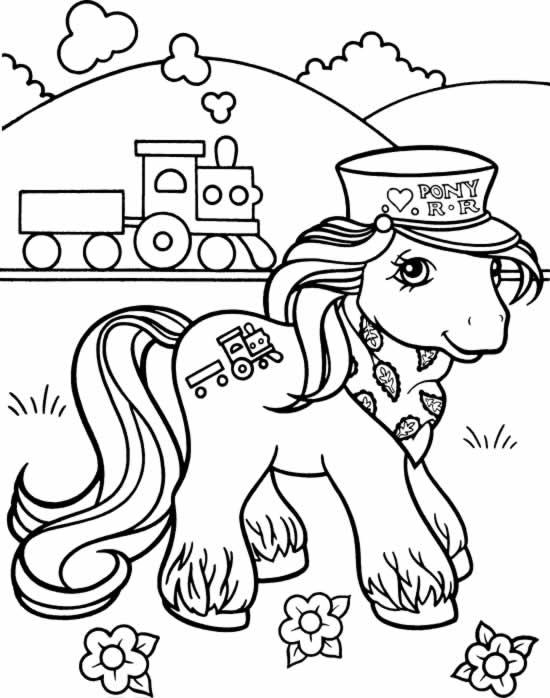 Coloriage 42 Petit poney