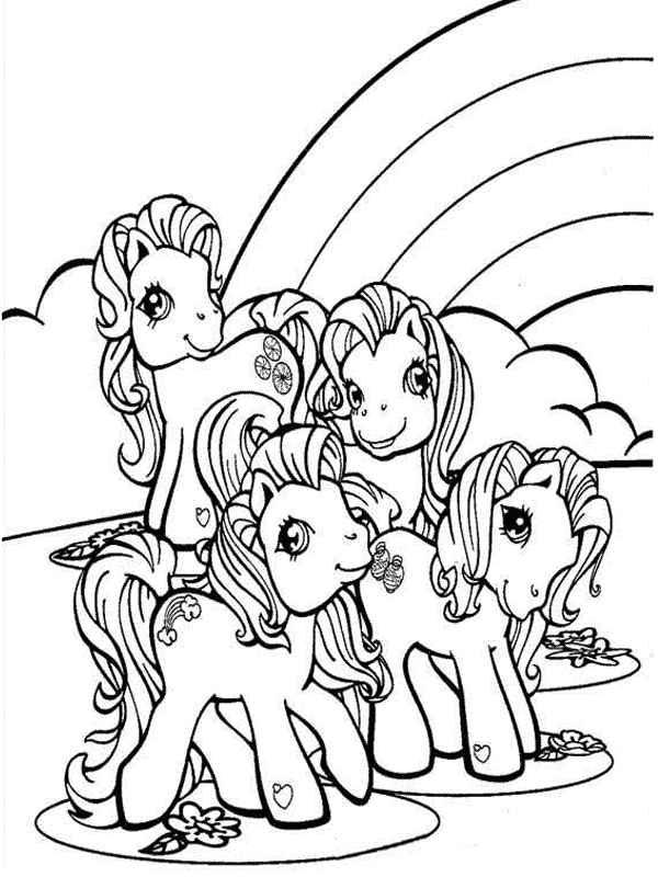 Coloriage 44 Petit poney