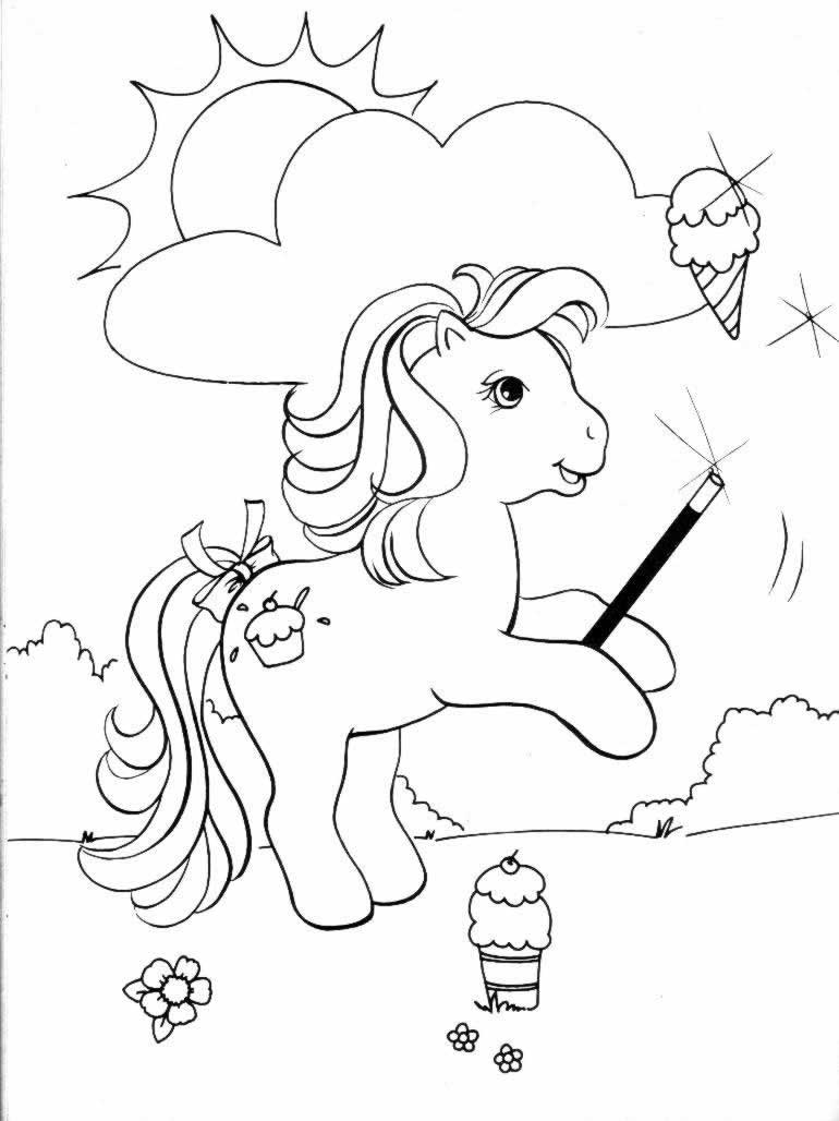 Coloriage 45 Petit poney