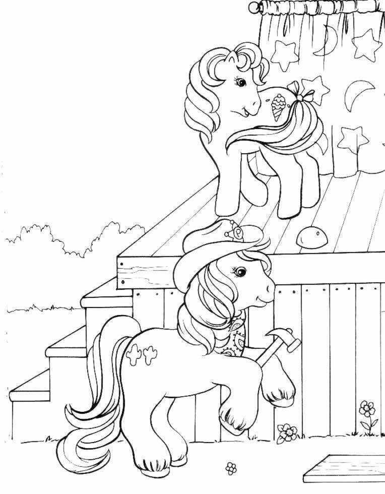 Coloriage 48 Petit poney