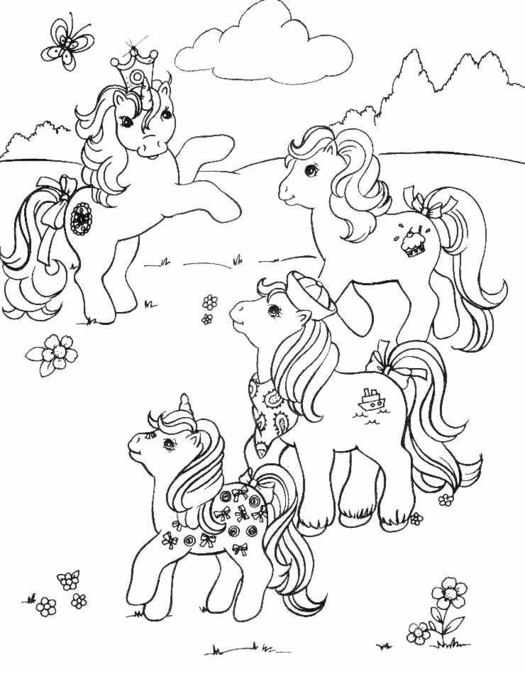 Coloriage 49 Petit poney