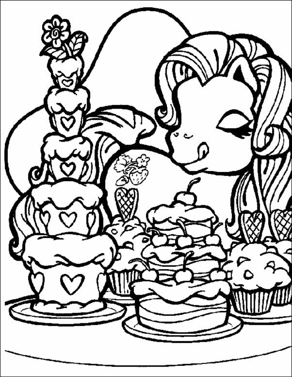 Coloriage 53 Petit poney