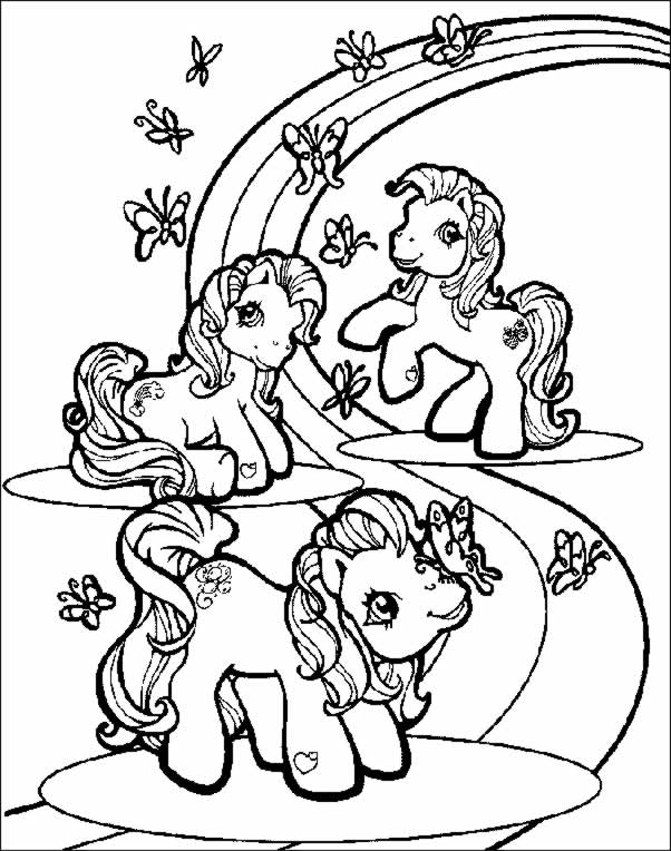 Coloriage 54 Petit poney