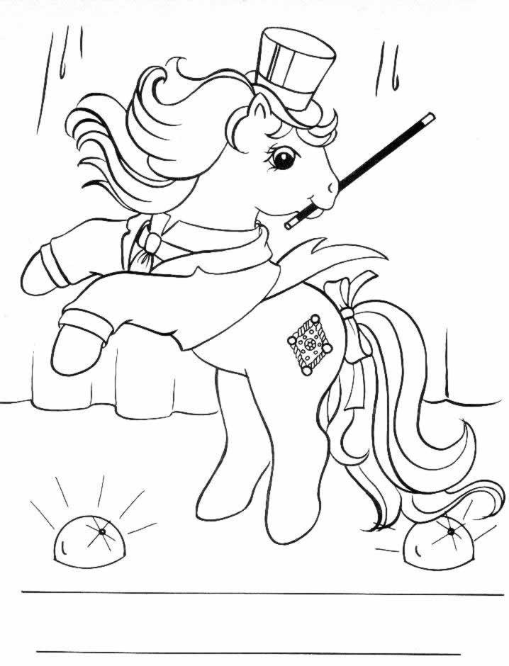 Coloriage 57 Petit poney