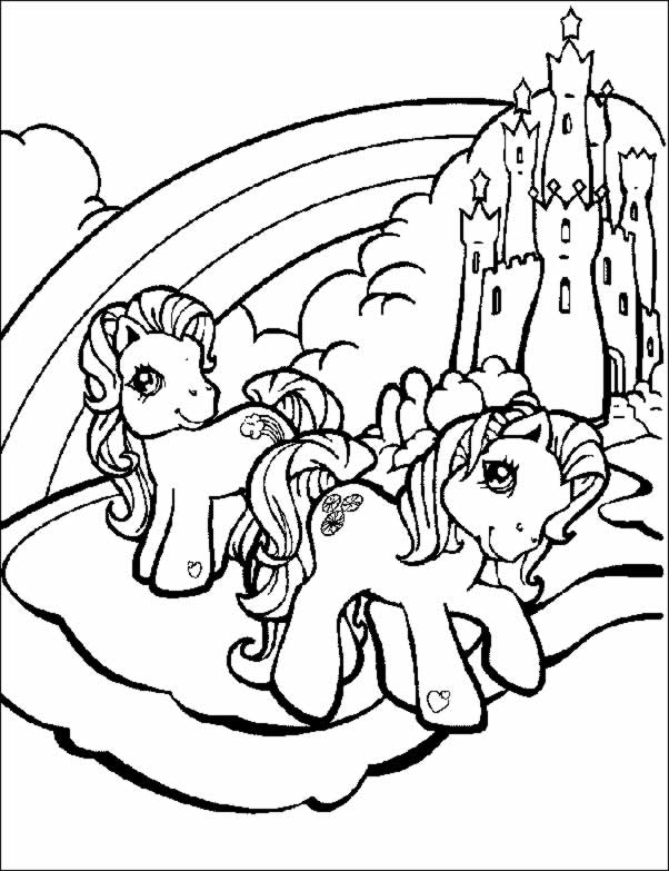 Coloriage 58 Petit poney