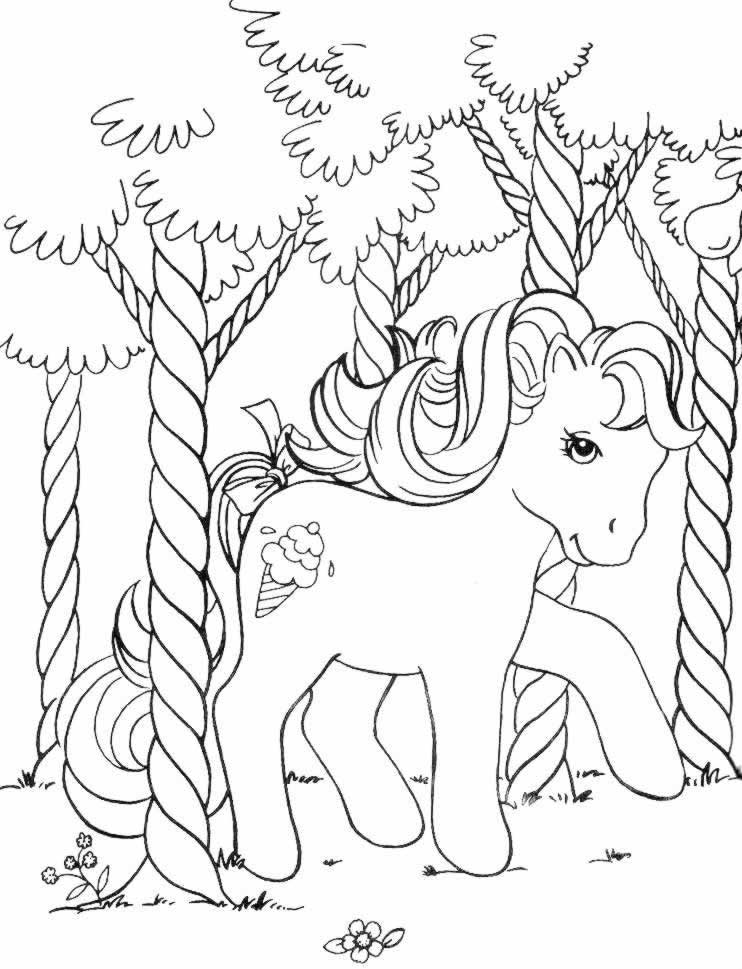 Coloriage 60 Petit poney