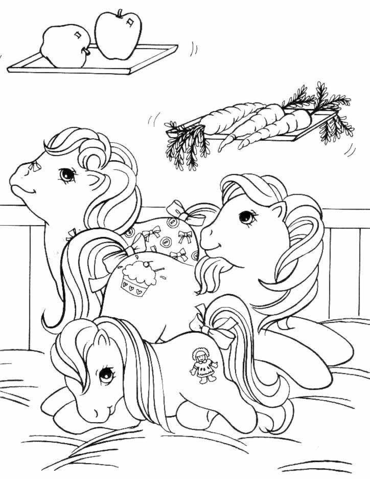 Coloriage 61 Petit poney