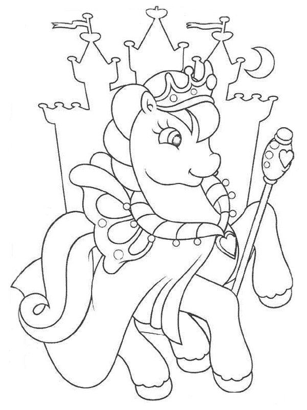 Coloriage 64 Petit poney