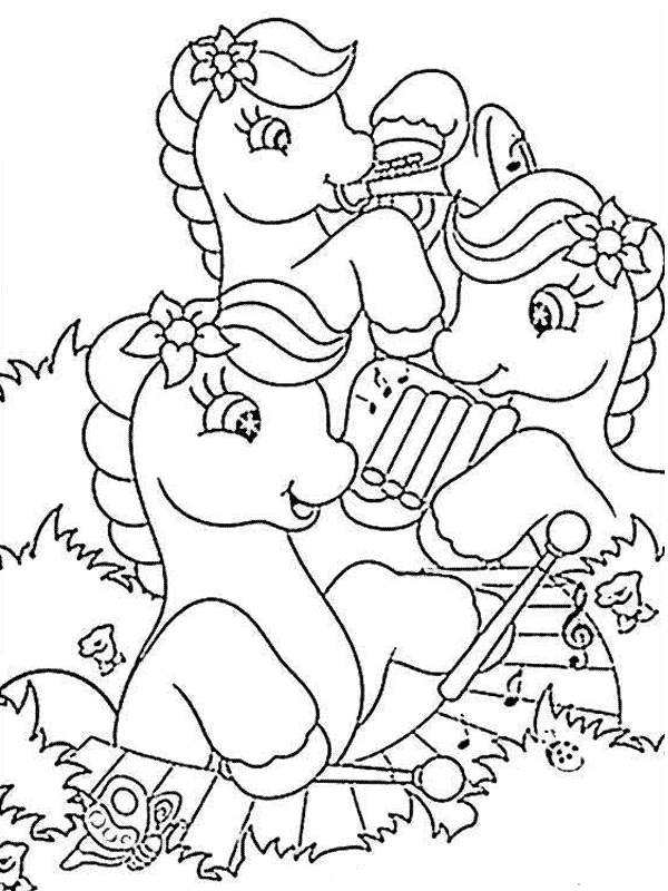 Coloriage 70 Petit poney