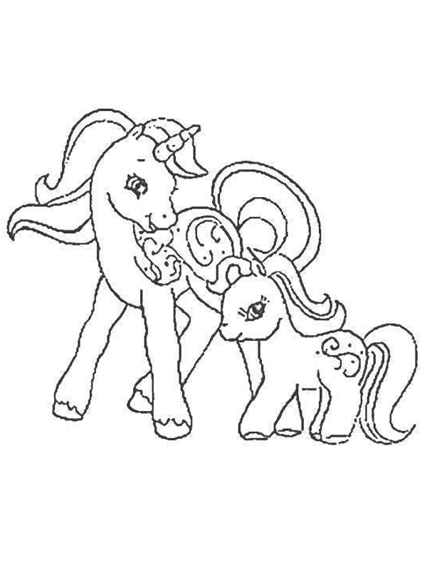 Coloriage 72 Petit poney