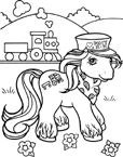 Coloriage Petit poney 24