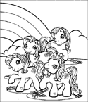 Coloriage Petit poney 3