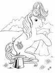 Coloriage Petit poney 35