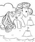 Coloriage Petit poney 38