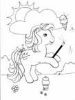 Coloriage Petit poney 45