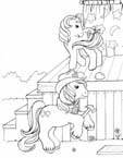 Coloriage Petit poney 48