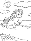 Coloriage Petit poney 66