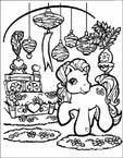 Coloriage Petit poney 73