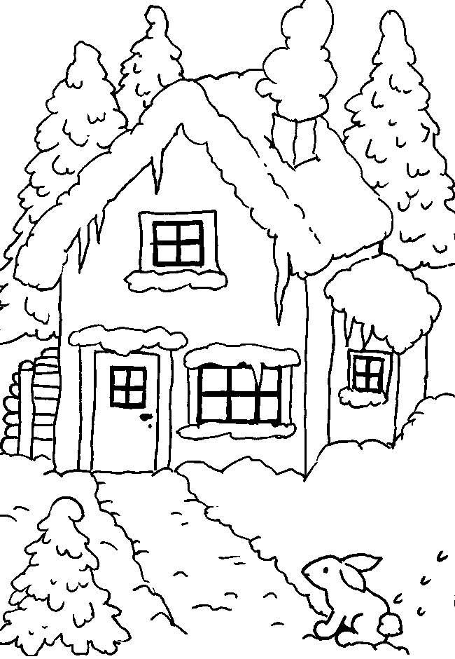 Coloriage 23 Photos d-hiver