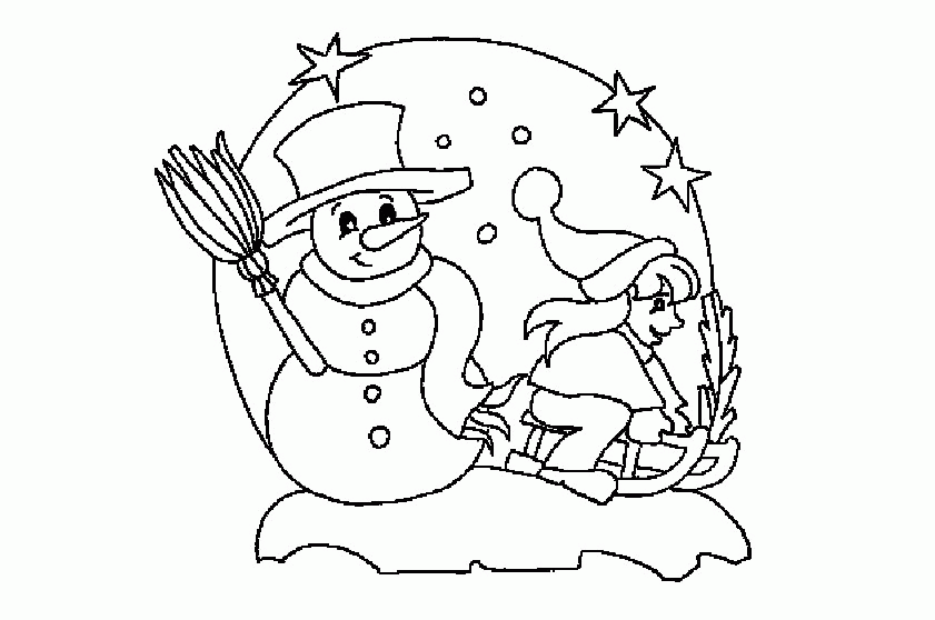 Coloriage 43 Photos d-hiver