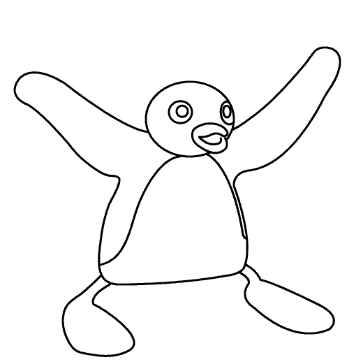 Coloriage 5 Pingu