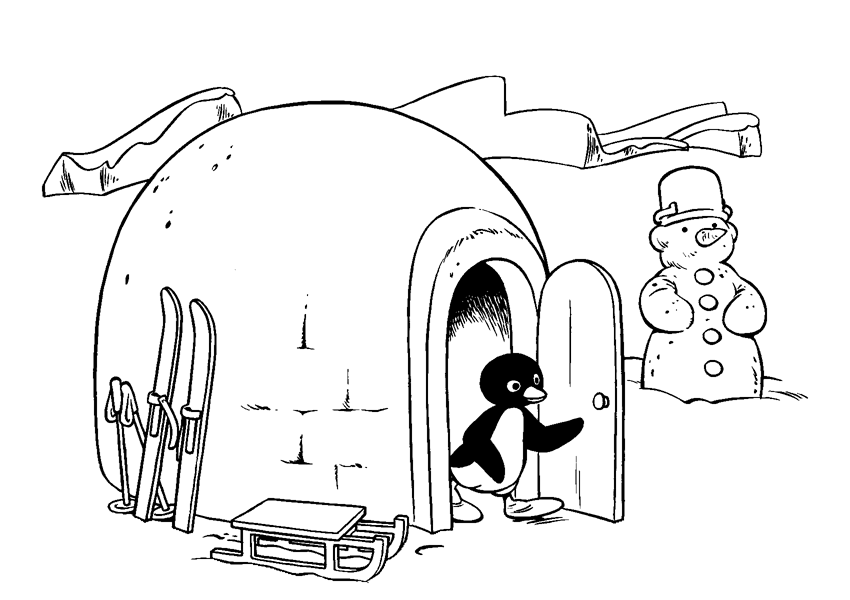 Coloriage 6 Pingu