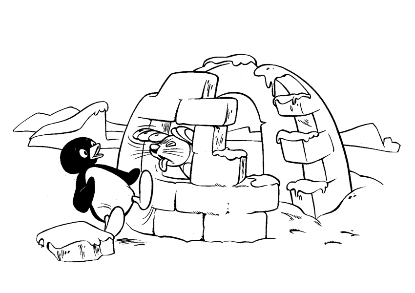 Coloriage 7 Pingu