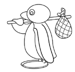 Coloriage Pingu 4