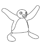 Coloriage Pingu 5
