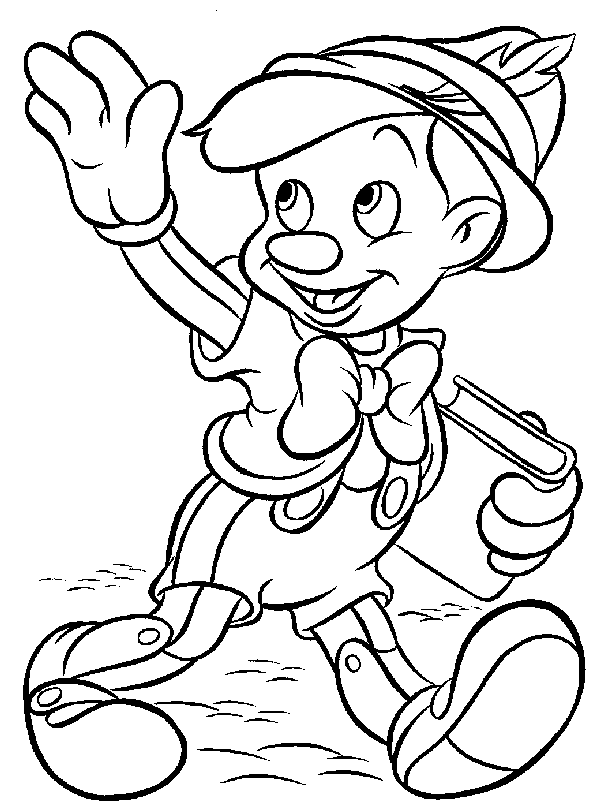 Coloriage 15 Pinocchio