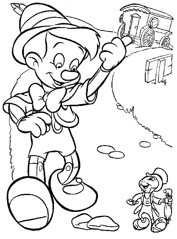 Coloriage 16 Pinocchio