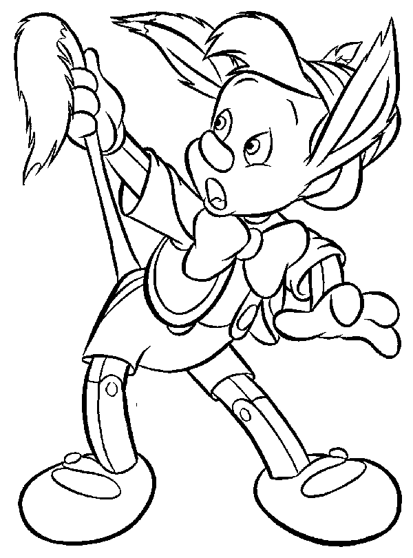 Coloriage 17 Pinocchio