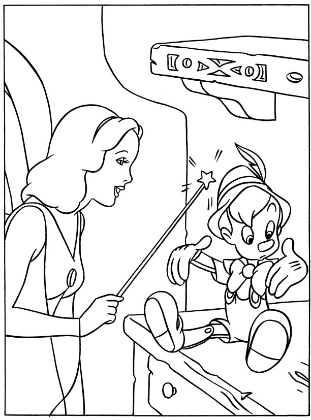 Coloriage 2 Pinocchio